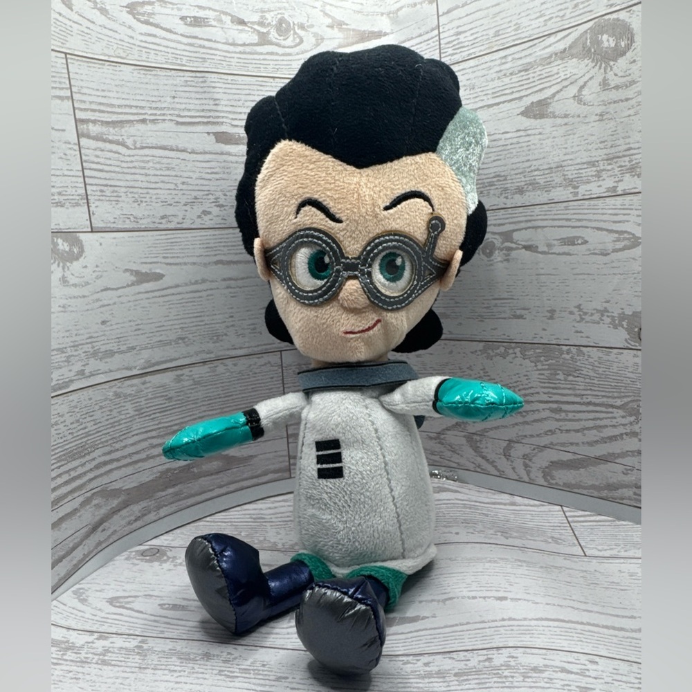 Disney Junior PJ Masks Romeo 10" Bean Plush Doll Soft Toy Mad Scientist Villain